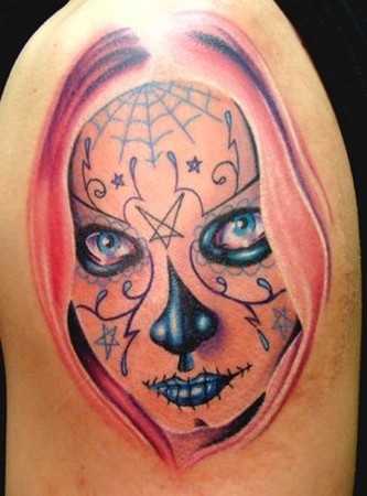 tattoos for girls religious on sugarskull girl /day of the dead girl tattoo : Tattoos :