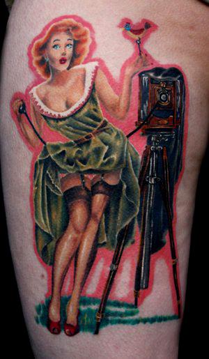 Travis Litke - vaughan bass pin up girl
