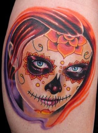 day of dead girl tattoo design. Day of the Dead Girl