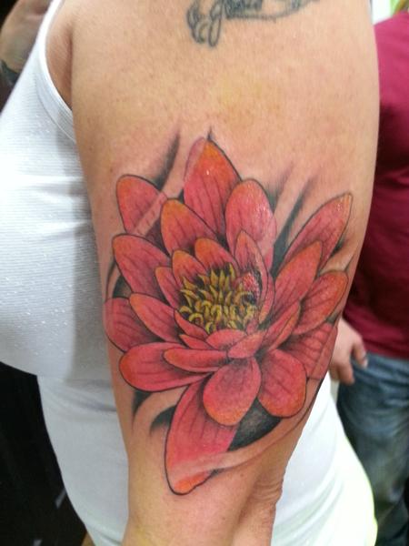 Tattoos - Lotus water lily - 98692