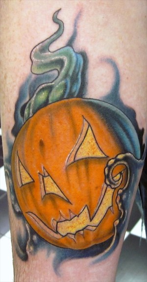 do a Halloween tattoo on