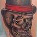 skull and hat Tattoo Thumbnail