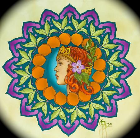 Tattoos - persian peach - 58110