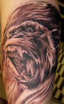 Tattoos - Angry Gorilla - 27499