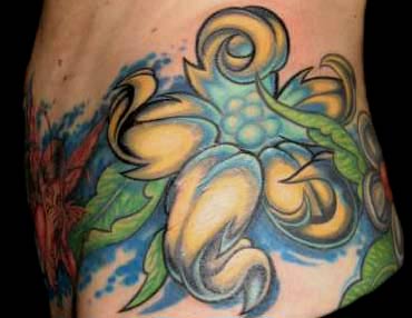 Tattoos - Exotic Flower - 14441