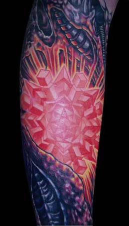 Tattoos - Bio Mech Crystal - 14452