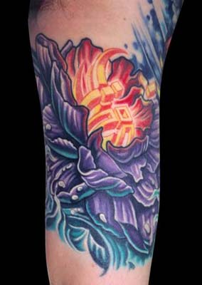 Tattoos - Geometric Flower - 14455