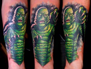Tattoos - Bez - Creature from the Black Lagoon tattoo