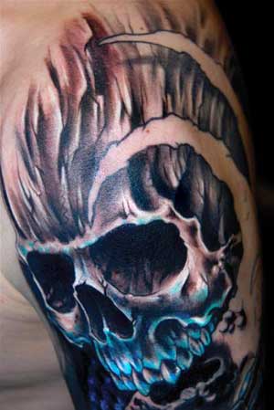 Skull tattoo