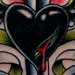 tattoos/ - Black Heart and Dagger - 8862