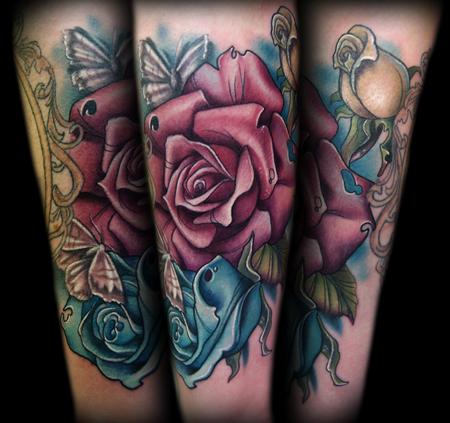 Kelly Doty - Moth-Eaten Roses tattoo