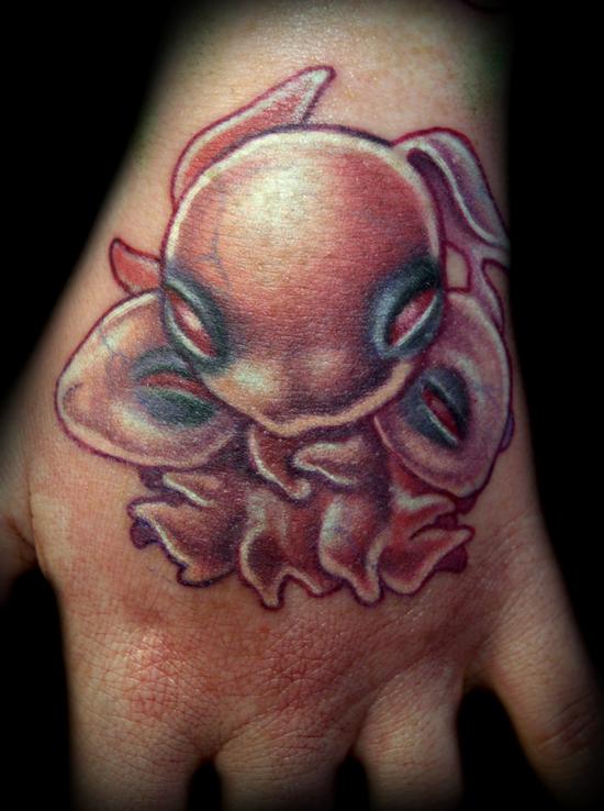 Kelly Doty - Conjoined Rabbit Fetus tattoo *sneak peek*