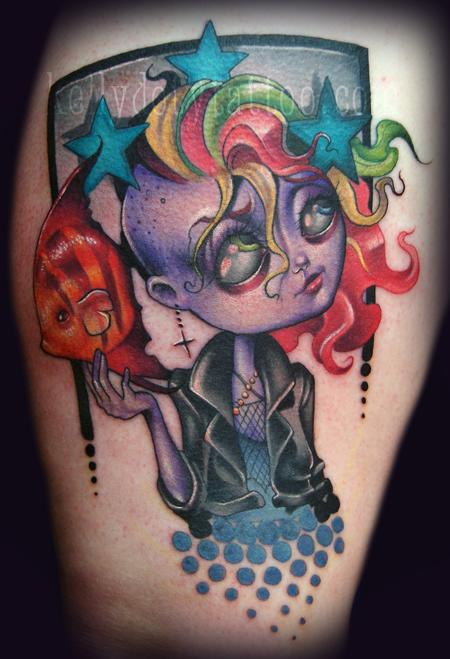 Kelly Doty - Delirium from Sandman tattoo