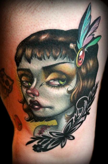 Kelly Doty - Flapper Girl tattoo