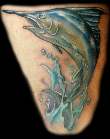 tattoos of fish. fish and wildlife tattoos.