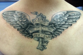 Memorial Tattoos on At Ink Dagger Tattoo Tattoos Religious Mom Memorial Tattoo