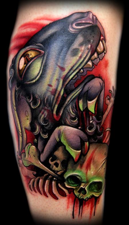 Kelly Doty - Murder Sheep tattoo