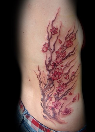 Kelly Doty Cherry Branch tattoo Large Image Leave Comment