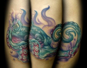 Kelly Doty - Smug Octopus tattoo