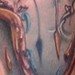 Tattoos - Dali Exploding Clock tattoo - 47419