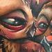 Owls conquer mushrooms tattoo Tattoo Thumbnail
