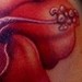 Tattoos - Red Hibiscus Flower tattoo - 48547