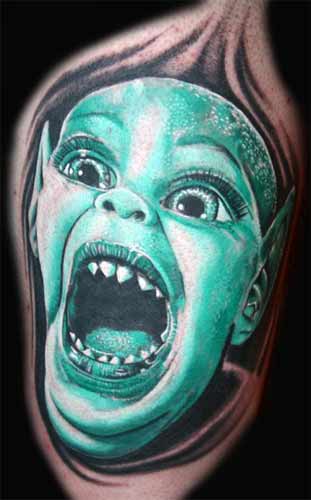 Looking for unique Mario Bell Tattoos?  Sharp Teeth
