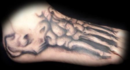 Foot Skeleton Tattoo