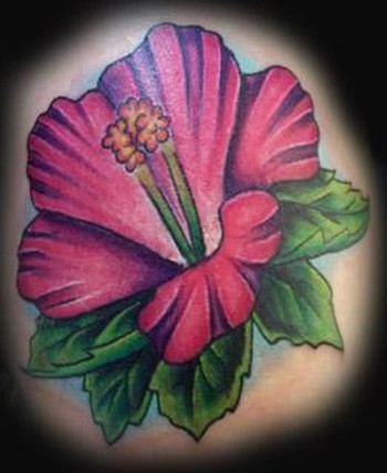 Hibiscus Flower Tattoos,