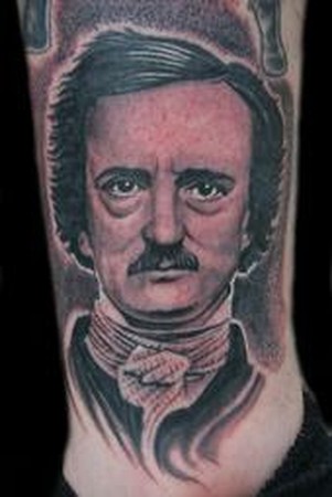 Looking for unique Mario Bell Tattoos?  Edgar Allen Poe