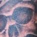 Tattoos - Speak no, hear no, see no evil, with skulls. - 55842