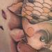 tattoo galleries/ - Large Koi fish, on a female clients thigh. - 55831