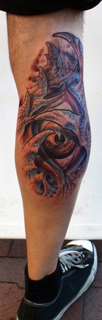 Ty McEwen - Bio organic Eyeball tattoo