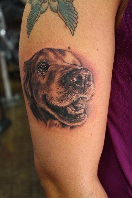 Ty McEwen - dog tattoo