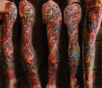Paradise Tattoo Gathering Tattoos Ty McEwen Bio Mecanical Paradise Tattoo Gathering Tattoos Ty McEwen Bio Mecanical