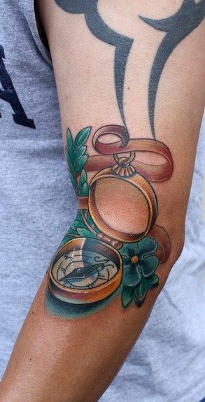 compass tattoo Placement Arm Comments third angle