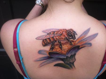 Ty McEwen - Bee tattoo
