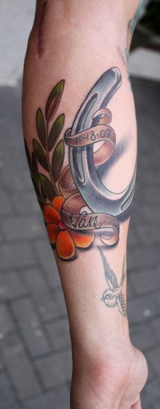 Ty McEwen - horseshoe tattoo horseshoe tattoo. Ty McEwen - horseshoe tattoo
