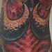 Tattoos - color bio organic leg tattoo - 58389