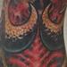 color bio organic leg tattoo Tattoo Design Thumbnail