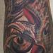 color bio organic leg tattoo Tattoo Design Thumbnail