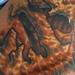 Tattoos - bio mech neck tattoo - 73700