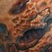 Tattoos - bio organic neck tattoo - 73692