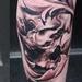 Tattoos - skull with filigree  tattoo - 63911