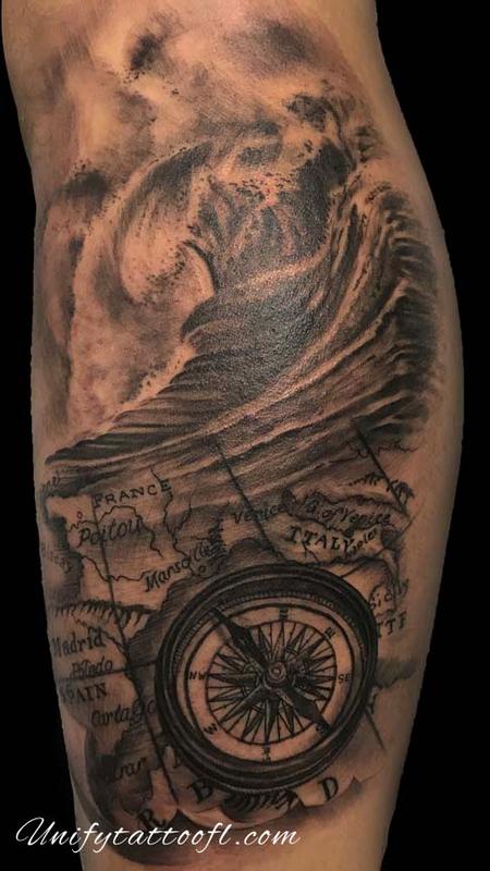Tattoos - Nautical Calf - 129393