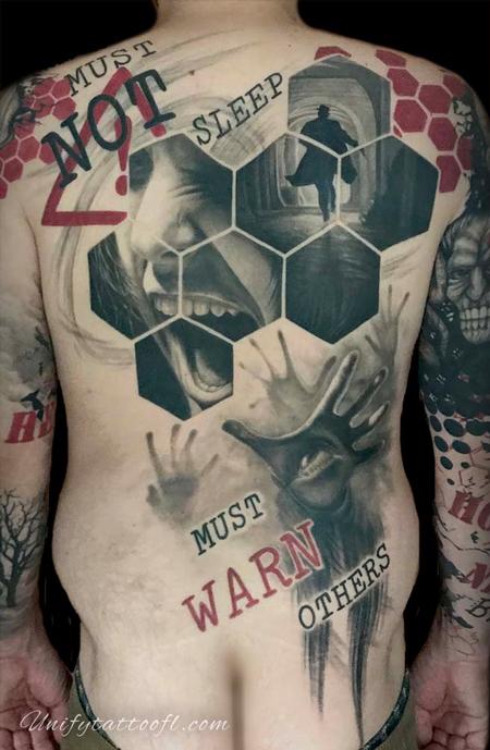 Pepper - Trash Polka Back Piece