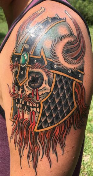 Skyler Del Drago - Viking Skull