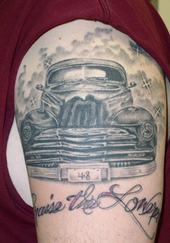 Tattoos - Memorial tattoos - 48 chevy