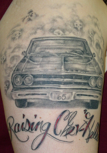 Tattoos - Becky Morton - 65 Chevelle