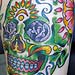 Tattoos - Mexican Day of the Dead Skull - 8600